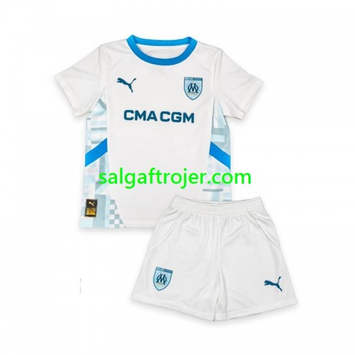 Olympique de Marseille Fodboldtrøjer Børn Hjemmebanesæt 2024/25 Kort ærmer Olympique de Marseille Fodboldtrøjer Børn Hjemmebanesæt 2024/25 Kort ærmer